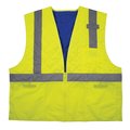 Chill-Its By Ergodyne Lime Class 2 Hi-Vis Safety Cooling Vest - XL 6668
